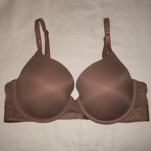 Pink nude bra